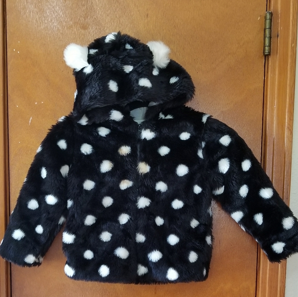 Polka dot hoodie